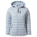 Ice Blue - Front - TOG24 Womens-Ladies Drax Hooded Down Jacket