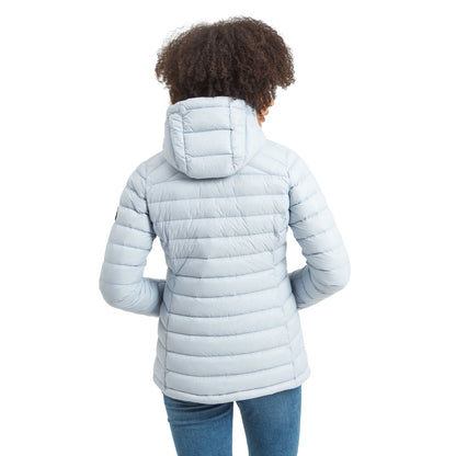 Ice Blue - Back - TOG24 Womens-Ladies Drax Hooded Down Jacket