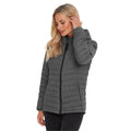 Grey Marl - Side - TOG24 Womens-Ladies Garriston Plain Padded Jacket