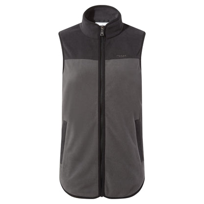 Washed Black-Black - Front - TOG24 Womens-Ladies Sarel Fleece Gilet