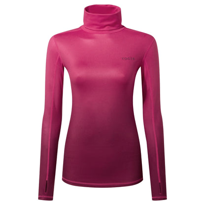 Raspberry - Front - TOG24 Womens-Ladies Snowdon Gradient Thermal Top