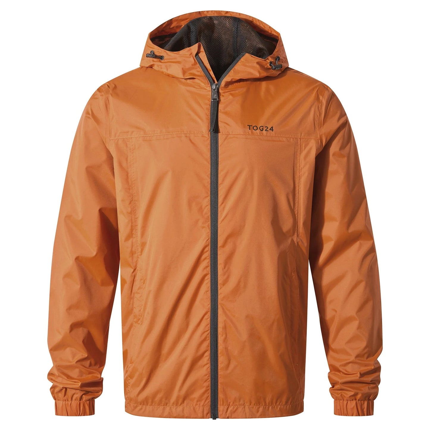 Dark Orange - Front - TOG24 Mens Craven Milatex Waterproof Jacket