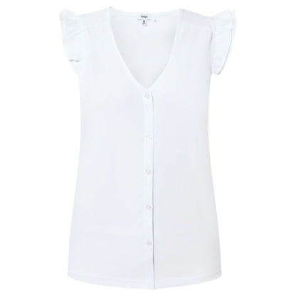 Optic White - Front - TOG24 Womens-Ladies Eleanor T-Shirt
