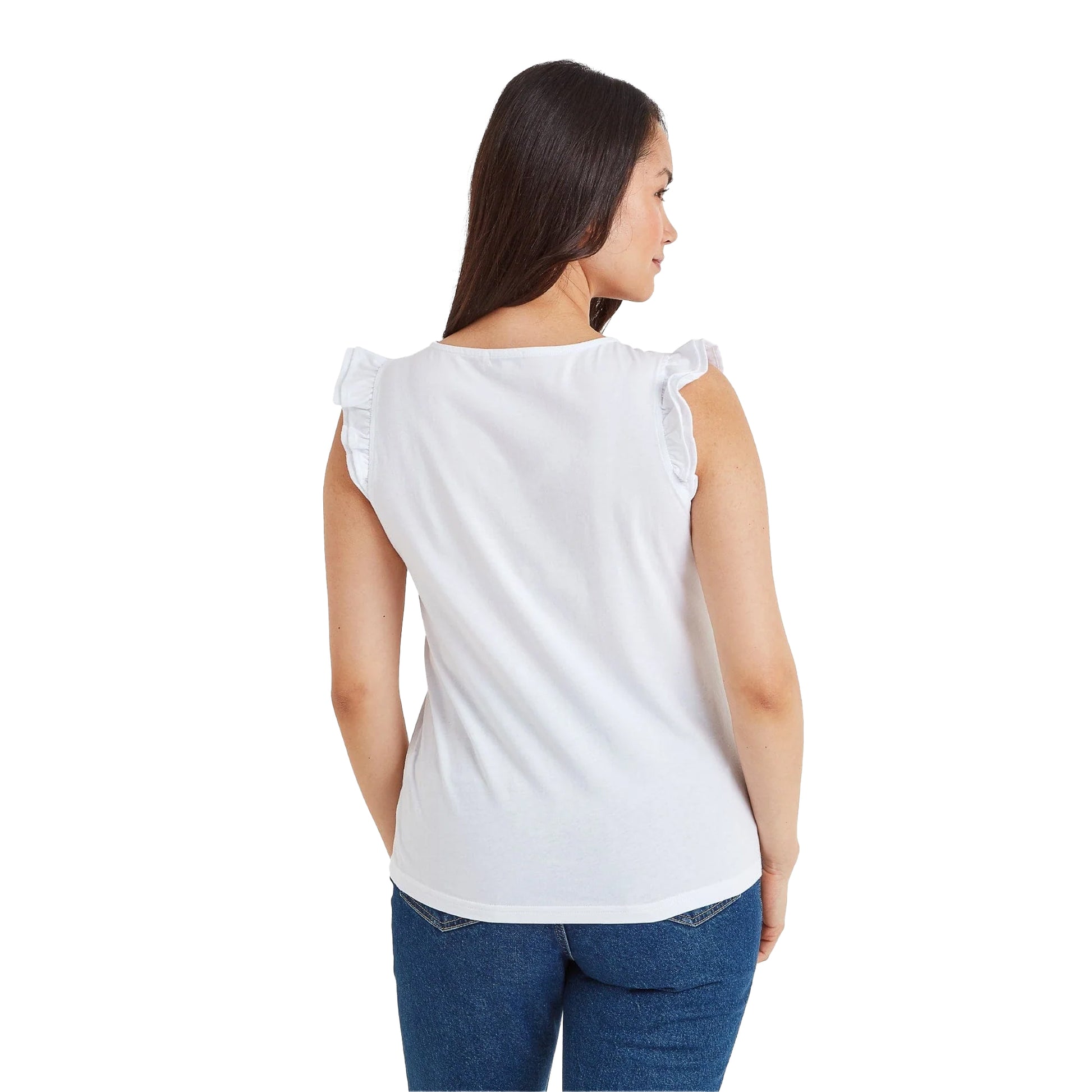 Optic White - Back - TOG24 Womens-Ladies Eleanor T-Shirt