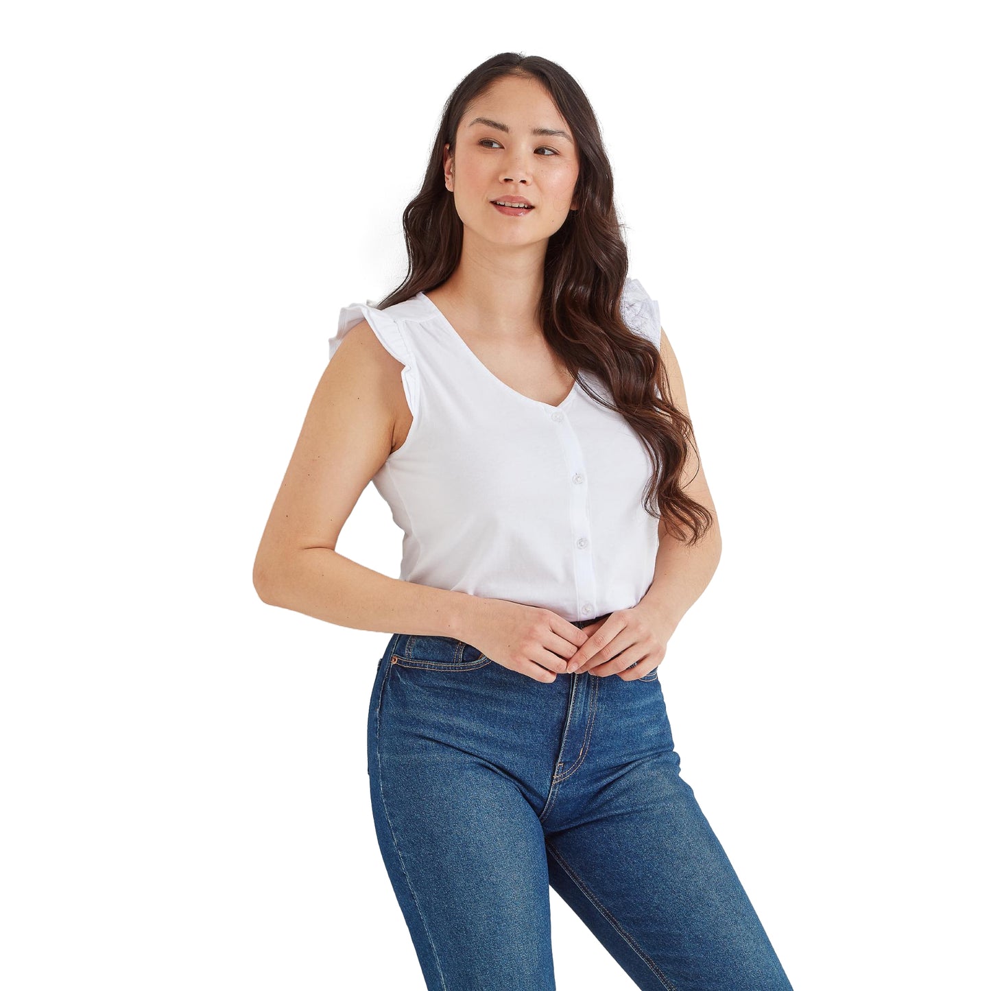 Optic White - Side - TOG24 Womens-Ladies Eleanor T-Shirt