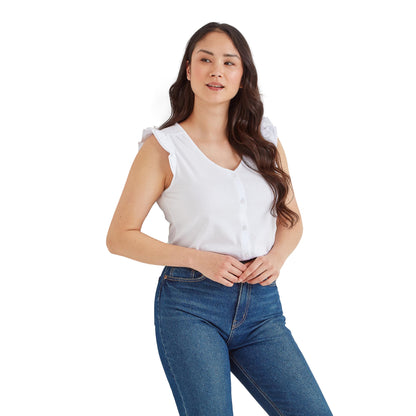 Optic White - Side - TOG24 Womens-Ladies Eleanor T-Shirt