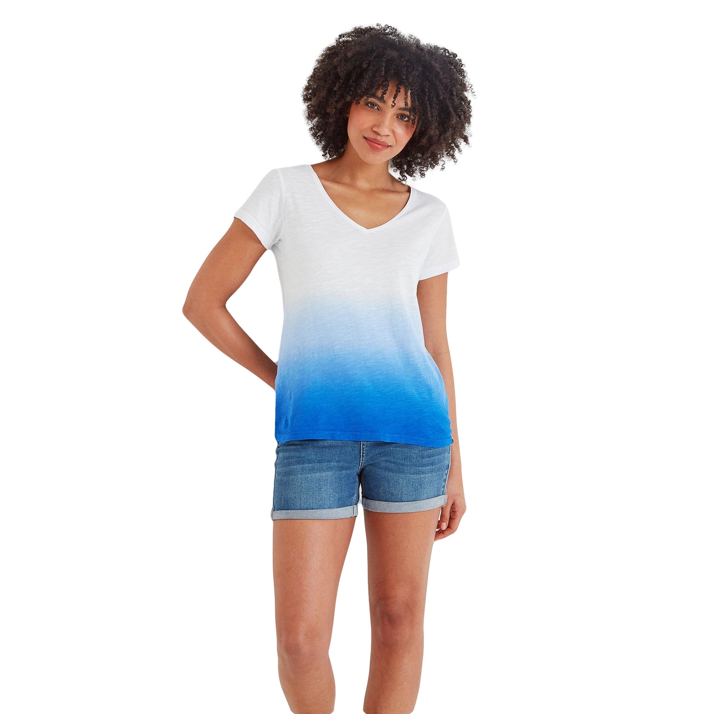 Mykonos Blue - Side - TOG24 Womens-Ladies Alexa T-Shirt