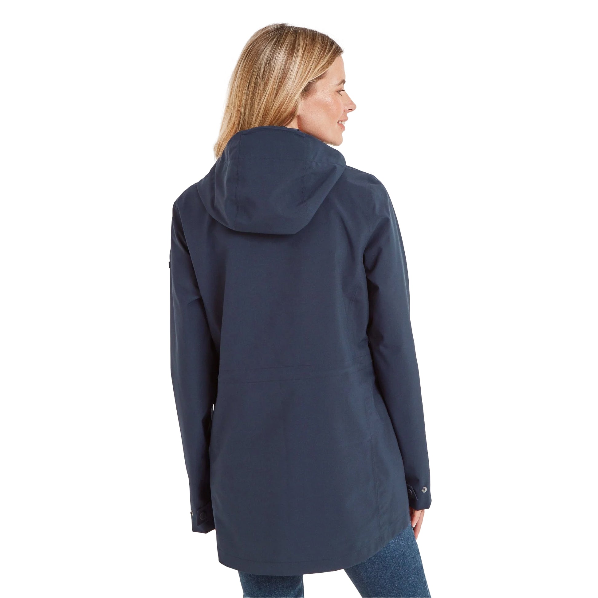 Dark Indigo - Back - TOG24 Womens-Ladies Burradon Waterproof Jacket