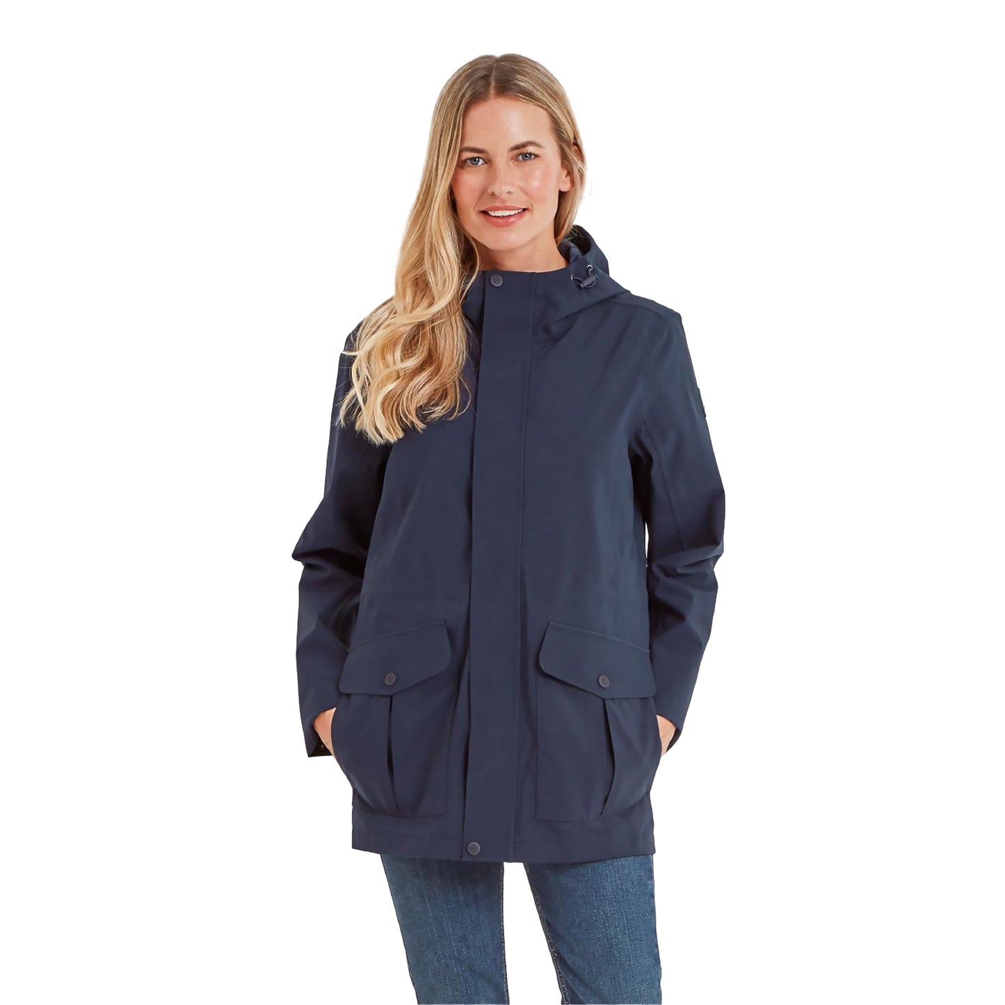 Dark Indigo - Side - TOG24 Womens-Ladies Burradon Waterproof Jacket