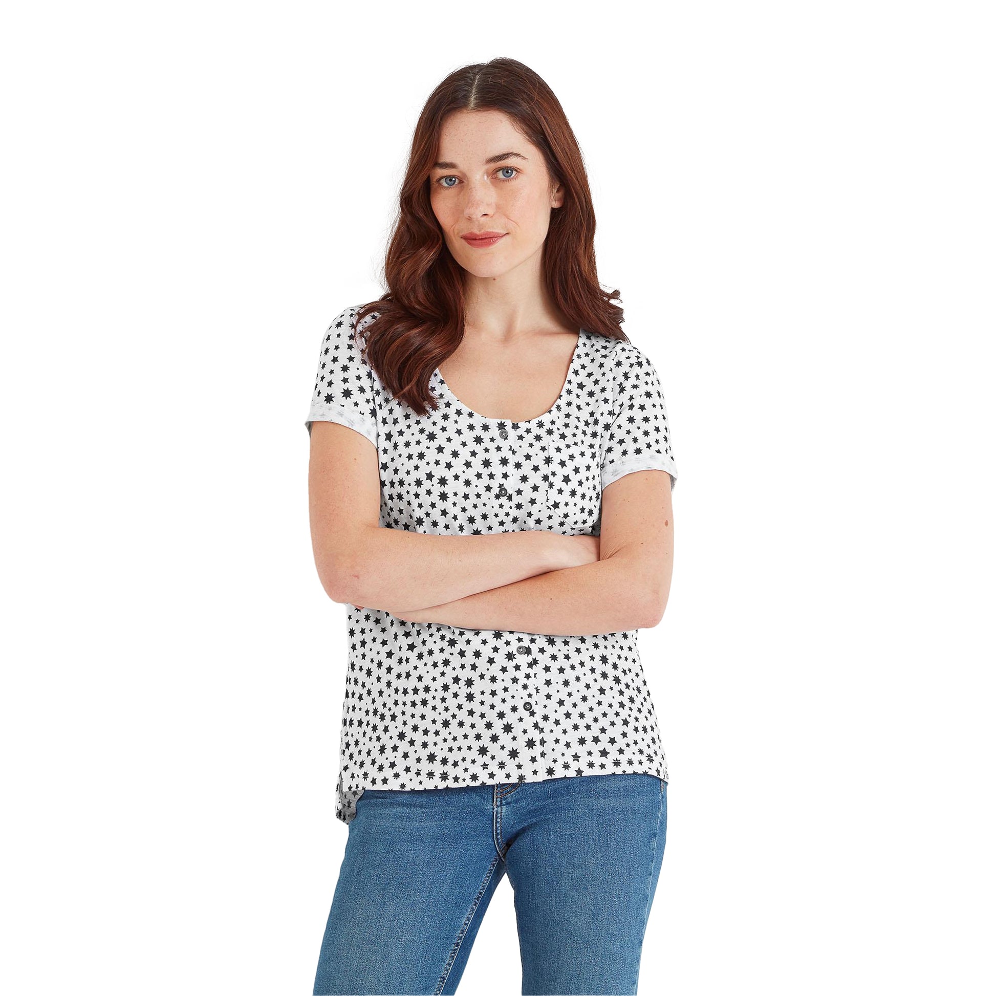 Dark Indigo - Side - TOG24 Womens-Ladies Kinver Star T-Shirt