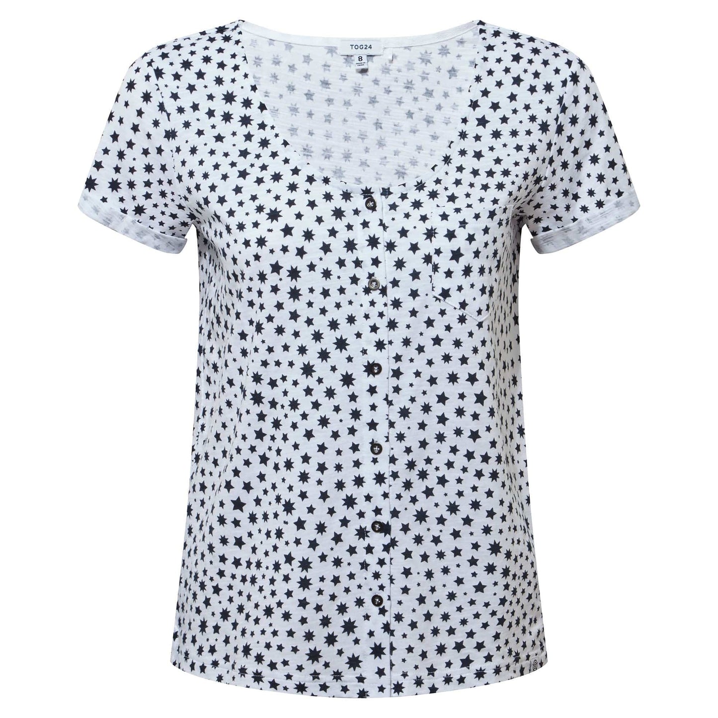 Dark Indigo - Front - TOG24 Womens-Ladies Kinver Star T-Shirt
