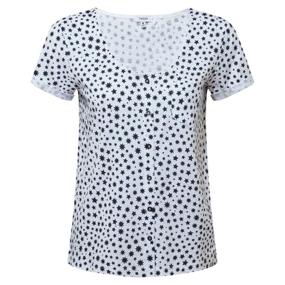Dark Indigo - Front - TOG24 Womens-Ladies Kinver Star T-Shirt