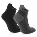 Black-Dark Grey - Back - TOG24 Unisex Adult Steyr Marl Trekking Socks (Pack of 2)