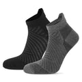 Black-Dark Grey - Front - TOG24 Unisex Adult Steyr Marl Trekking Socks (Pack of 2)