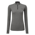 Grey Marl - Front - TOG24 Womens-Ladies Snowdon Zip Neck Thermal Top