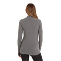 Grey Marl - Back - TOG24 Womens-Ladies Snowdon Zip Neck Thermal Top