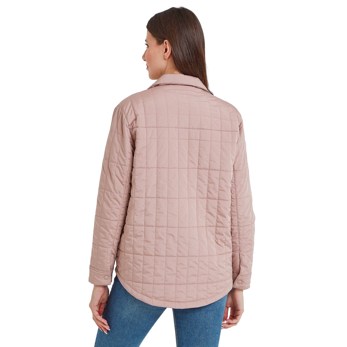 Faded Pink - Back - TOG24 Womens-Ladies Rinder Shirt Jacket