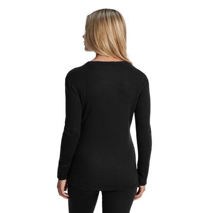 Black - Back - TOG24 Womens-Ladies Meru Thermal Base Layers