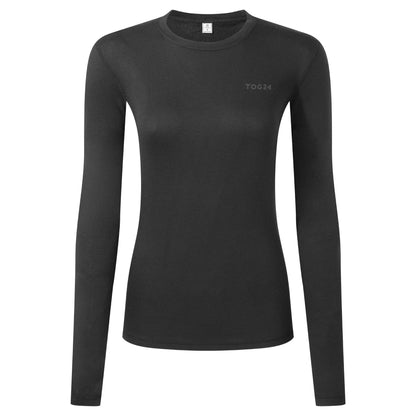 Black - Front - TOG24 Womens-Ladies Meru Thermal Base Layers