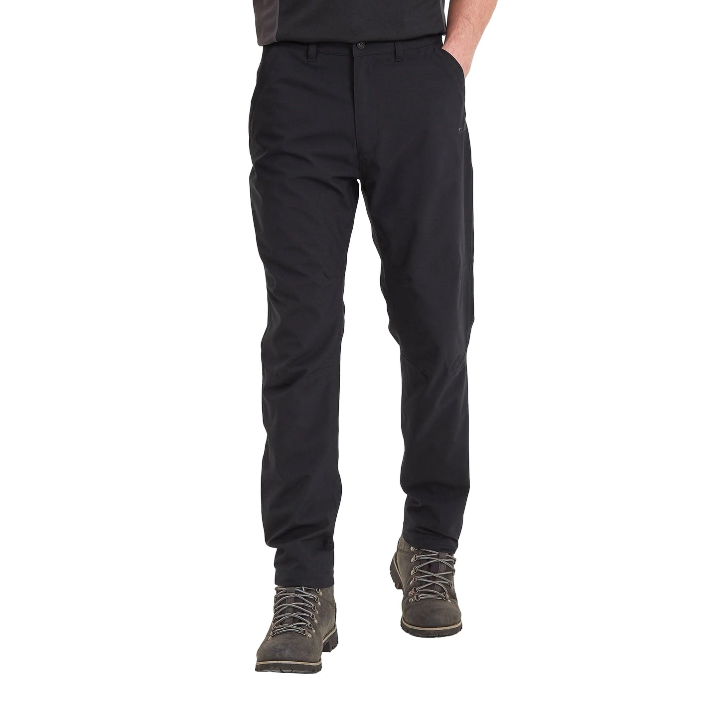 Black - Side - TOG24 Mens Silsden Waterproof Trousers