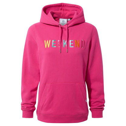 Hibiscus Pink - Front - TOG24 Womens-Ladies Mariah Hoodie