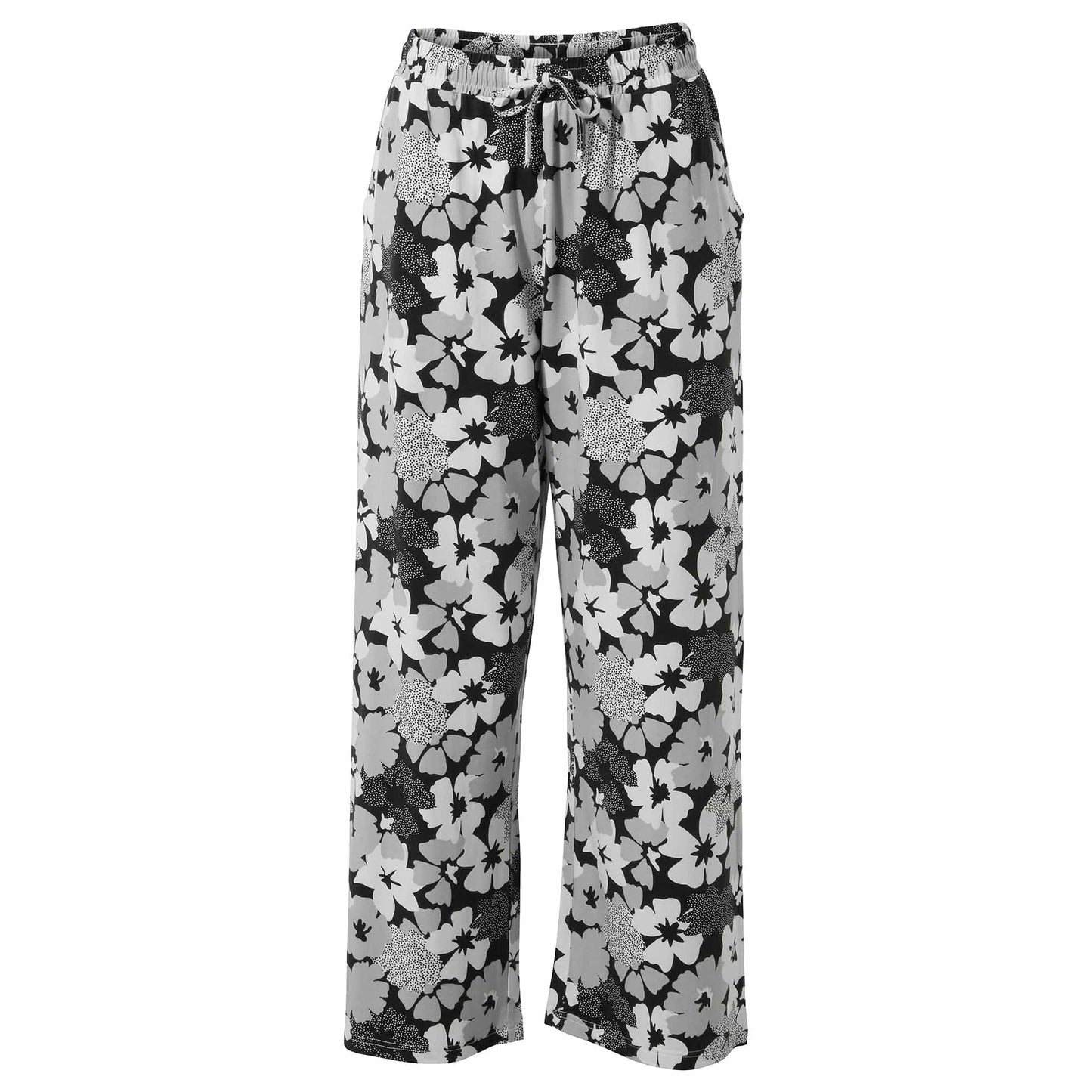 Black - Front - TOG24 Womens-Ladies Izzie Floral Trousers