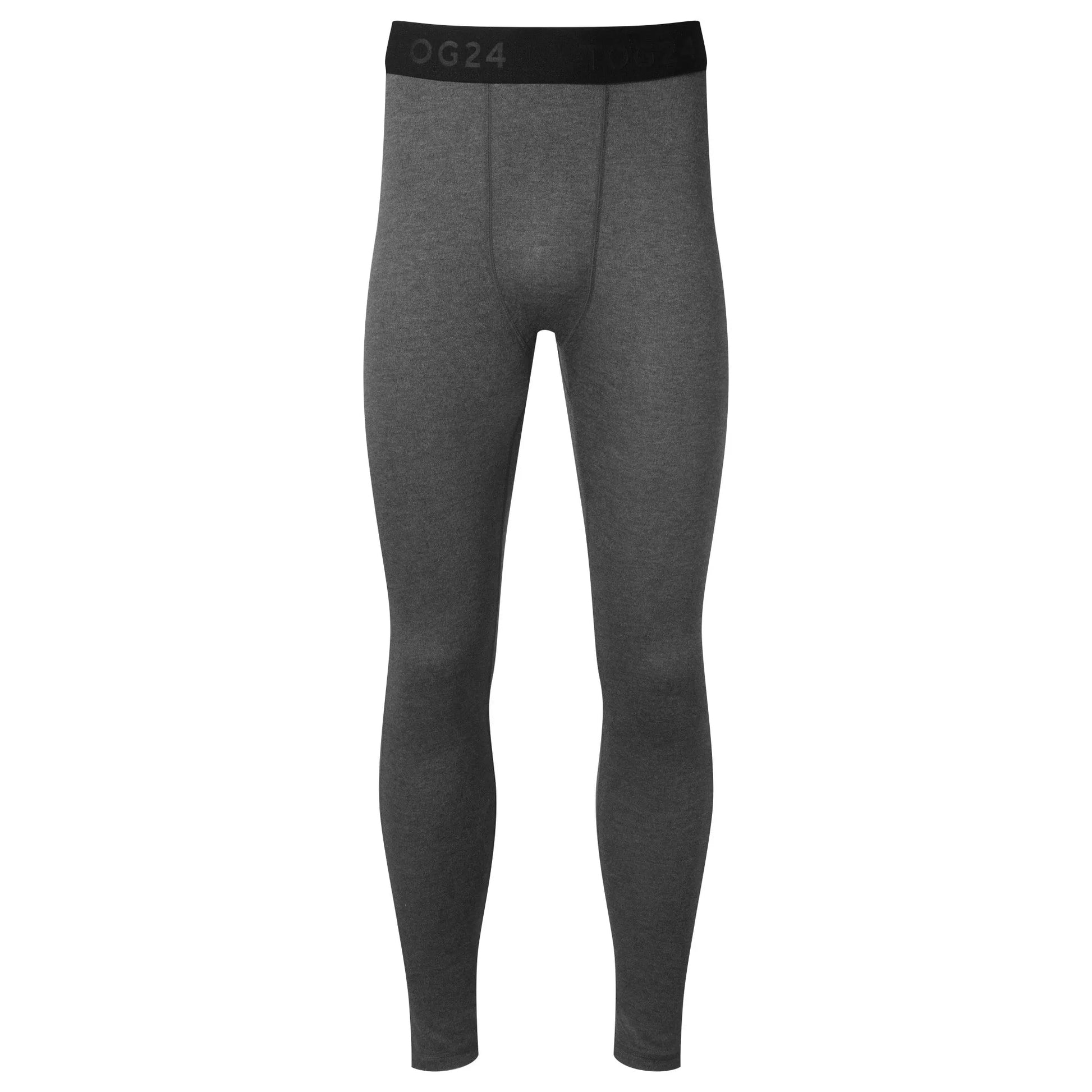 Dark Grey Marl - Front - TOG24 Mens Meru Thermal Leggings