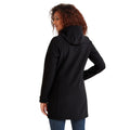 Black - Back - TOG24 Womens-Ladies Keld Long Length Soft Shell Jacket