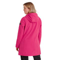 Fuchsia Pink - Back - TOG24 Womens-Ladies Keld Long Length Soft Shell Jacket