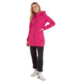 Fuchsia Pink - Lifestyle - TOG24 Womens-Ladies Keld Long Length Soft Shell Jacket
