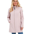 Dusky Pink - Front - TOG24 Womens-Ladies Keld Long Length Soft Shell Jacket
