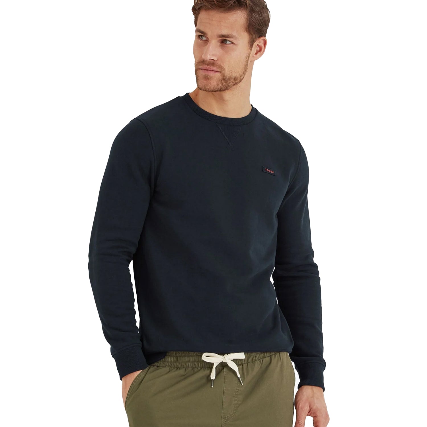Dark Indigo - Side - TOG24 Mens Wyatt Sweatshirt