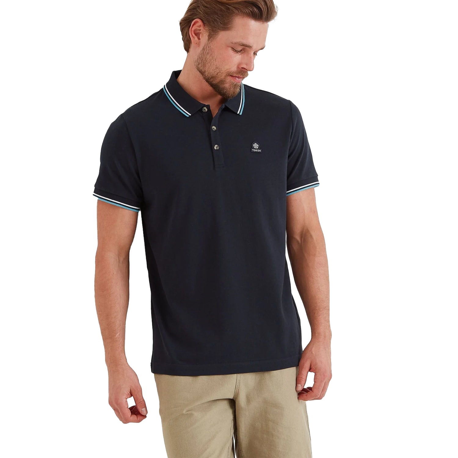 Dark Indigo - Side - TOG24 Mens Whitton Polo Shirt