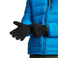 Black - Side - TOG24 Unisex Adult Gust Windproof Power Stretch Ski Gloves