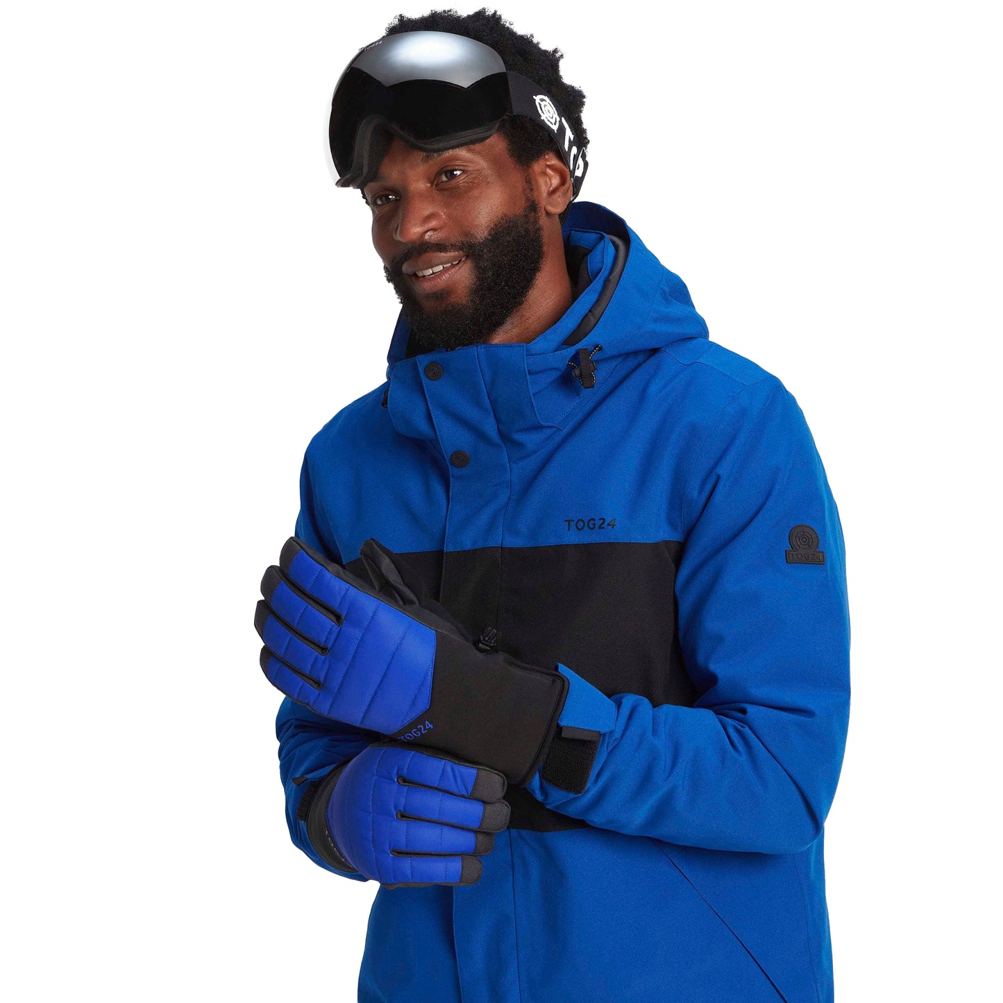Royal Blue - Back - TOG24 Unisex Adult Adventure Ski Gloves