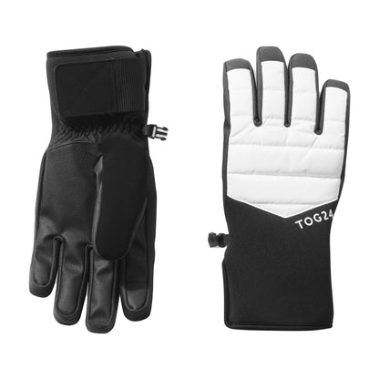Optic White - Front - TOG24 Unisex Adult Adventure Ski Gloves