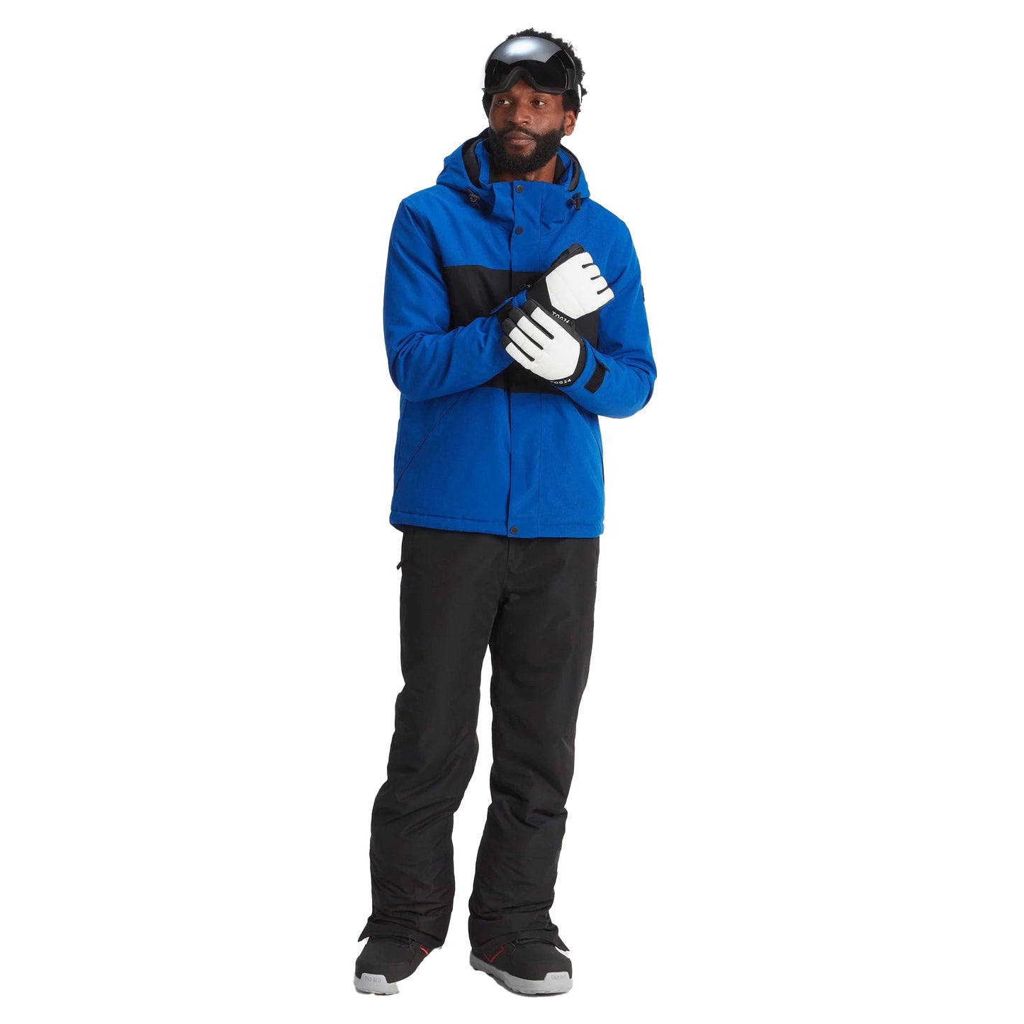Optic White - Side - TOG24 Unisex Adult Adventure Ski Gloves