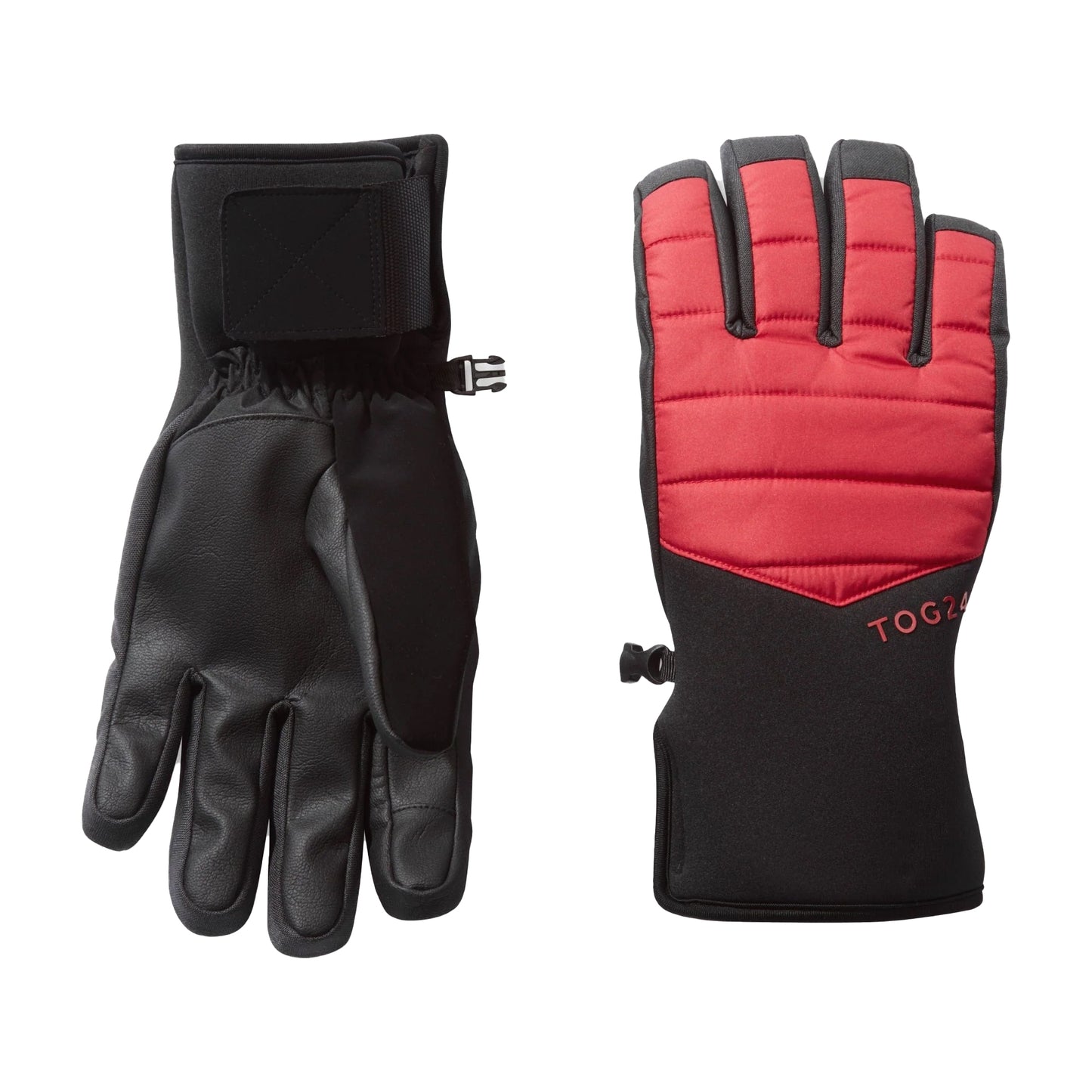 Chilli Red - Front - TOG24 Unisex Adult Adventure Ski Gloves
