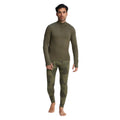 Khaki Green - Lifestyle - TOG24 Mens Snowdon Thermal Quarter Zip Base Layer Top