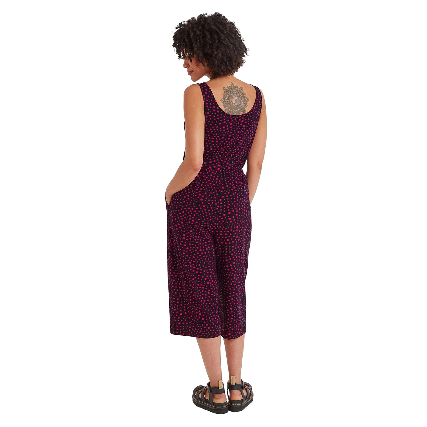 Magenta - Back - TOG24 Womens-Ladies Emmie Star Jumpsuit