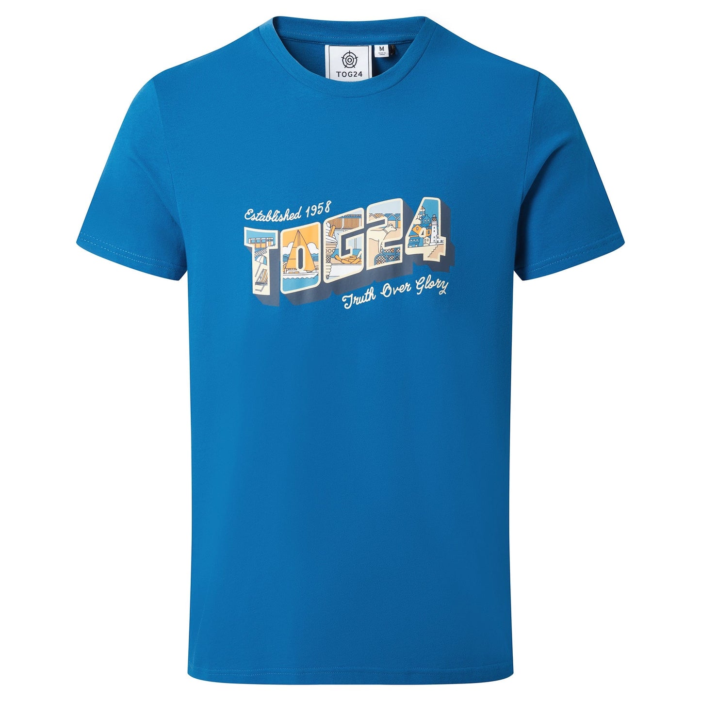 Peacoat Blue - Front - TOG24 Mens Woodley Joseph Cox T-Shirt