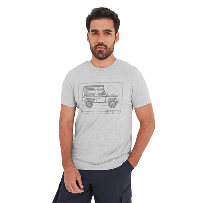 Light Grey Marl - Side - TOG24 Mens Whiston T-Shirt