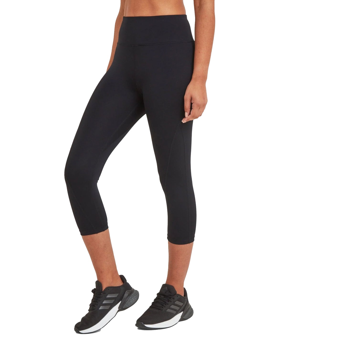 Black - Side - TOG24 Womens-Ladies Hulton Capri Leggings