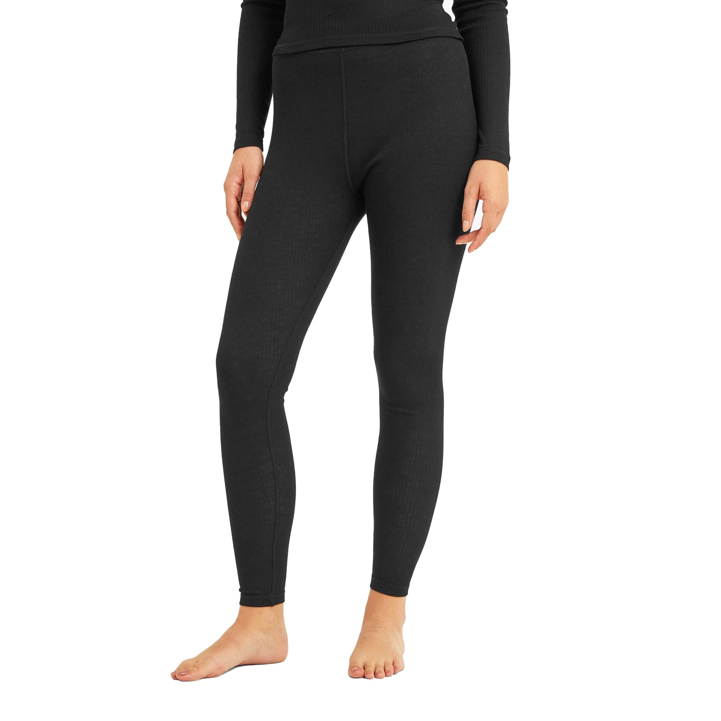 Black - Lifestyle - TOG24 Womens-Ladies Darley Base Layer Set
