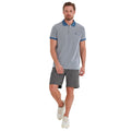 Steel Blue - Lifestyle - TOG24 Mens Whitton Birdseye Polo Shirt