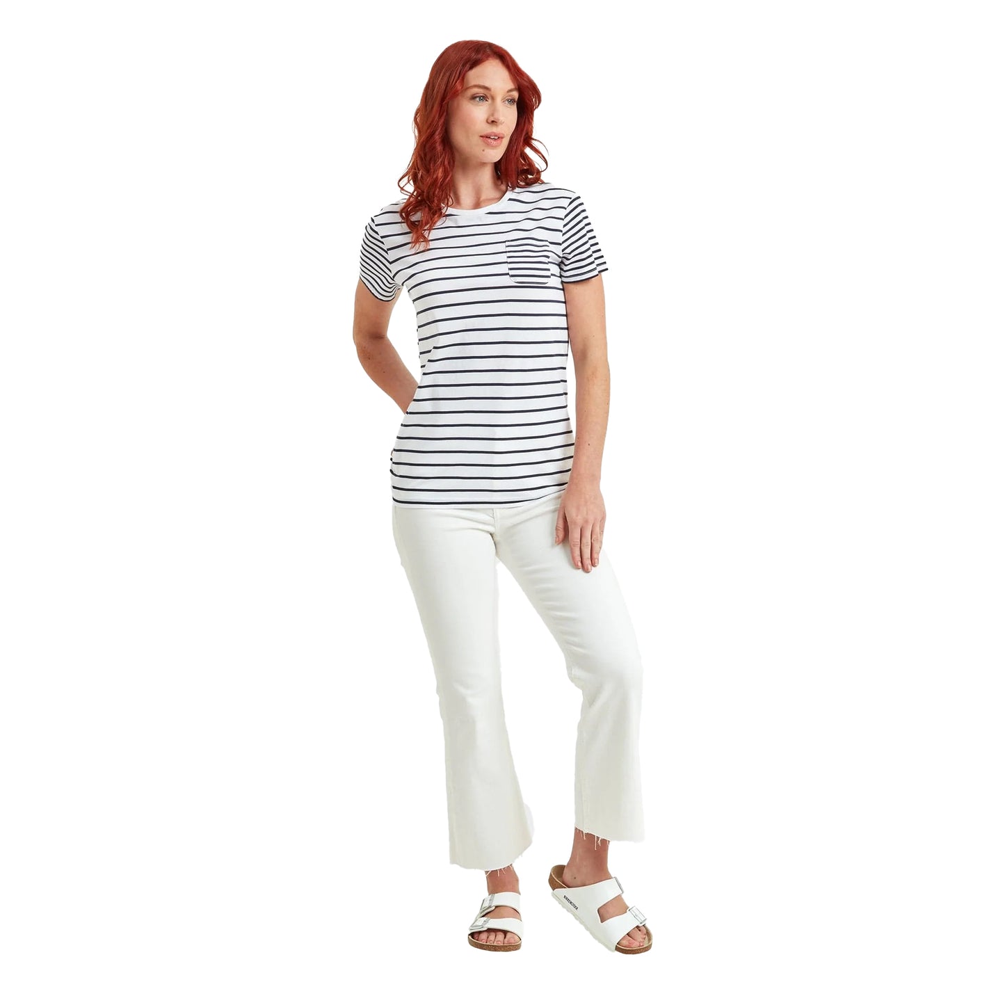 Dark Indigo - Lifestyle - TOG24 Womens-Ladies Corinna Striped T-Shirt