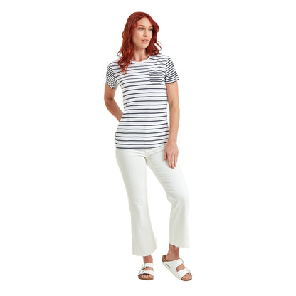 Dark Indigo - Lifestyle - TOG24 Womens-Ladies Corinna Striped T-Shirt