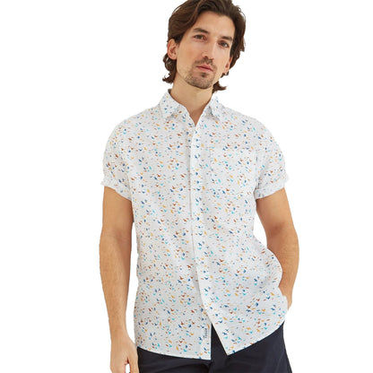 Optic White - Lifestyle - TOG24 Mens Conrad Short-Sleeved Shirt