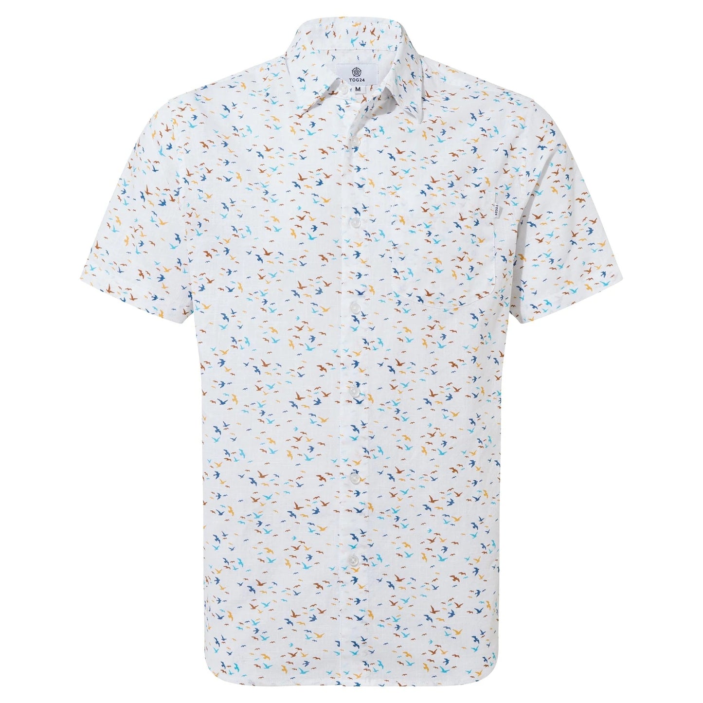 Optic White - Front - TOG24 Mens Conrad Short-Sleeved Shirt