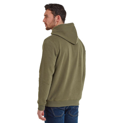 Khaki Green - Back - TOG24 Mens Luke Horton Hoodie